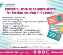 Documents Required Cozumel Drivers License 2024